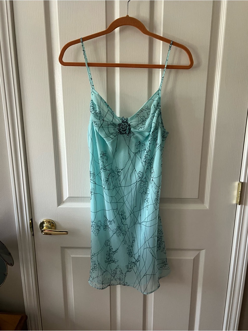 Jones New York Y2K Vintage Sheer Slip Dress